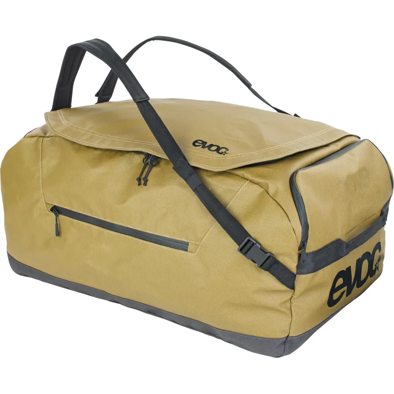 Evoc Duffle Bag 2021: CURRY/BLACK 100l