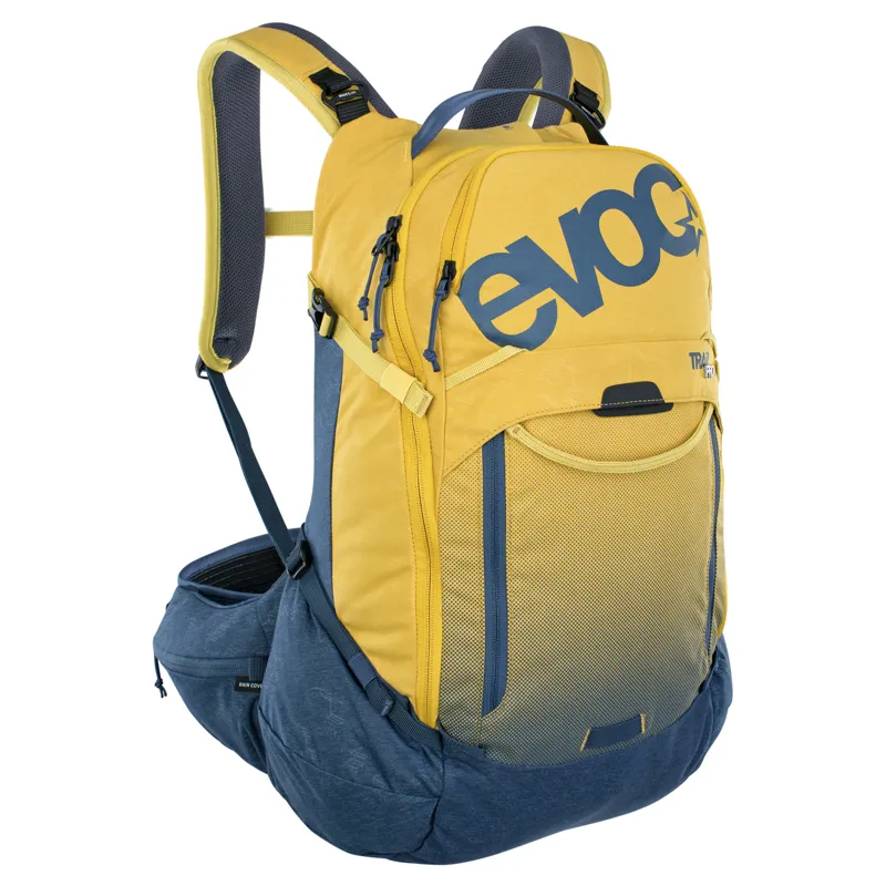 Evoc Trail Pro 26L Protector Backpack in Yellow