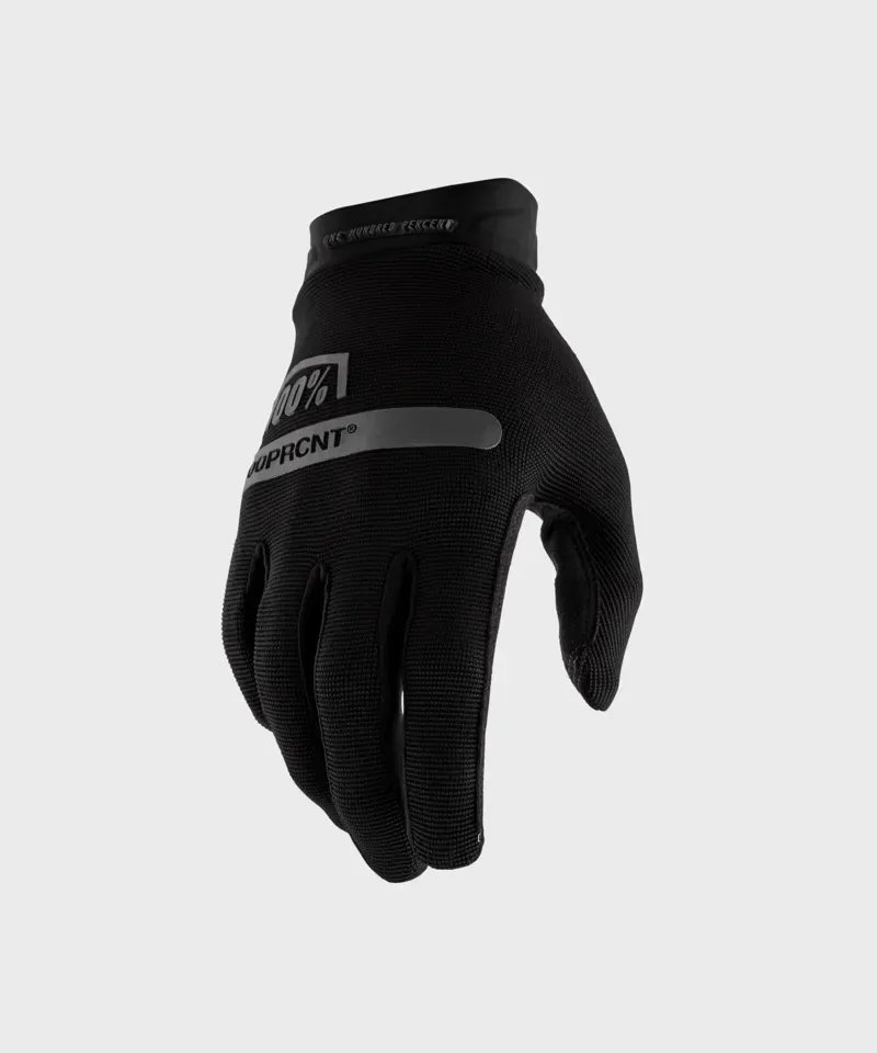100% Youth Ridecamp Gloves in Black