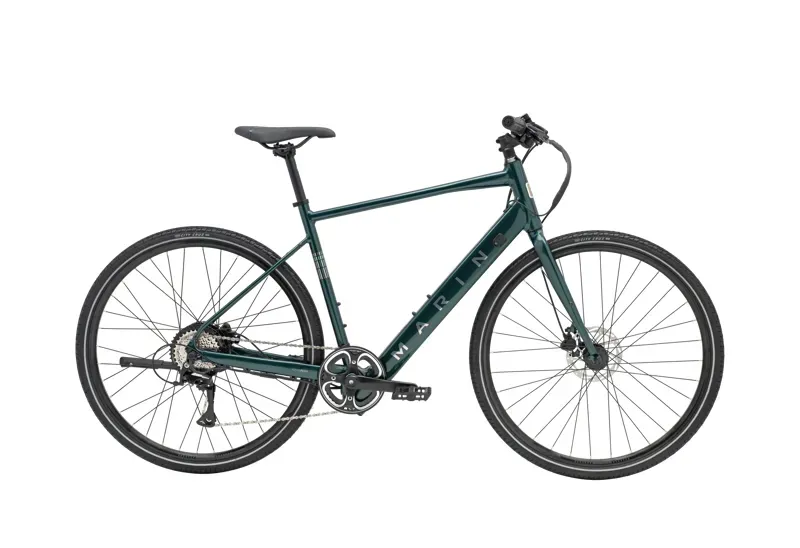 Marin Fairfax E ST eHybrid Bike in Green