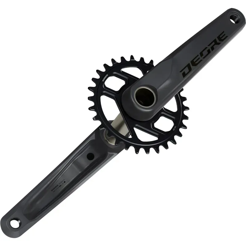 Shimano Deore FC-M6200 12-Speed 55mm Chainline 30T Chainset 165mm in Black-1