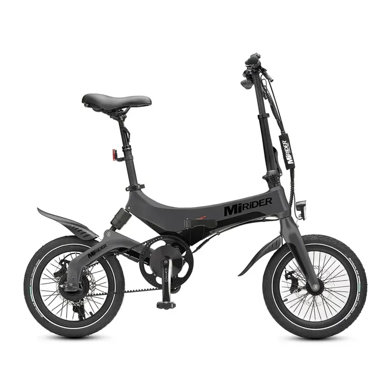 MiRiDER One GB3 16 Folding E-Bike In Onyx Grey