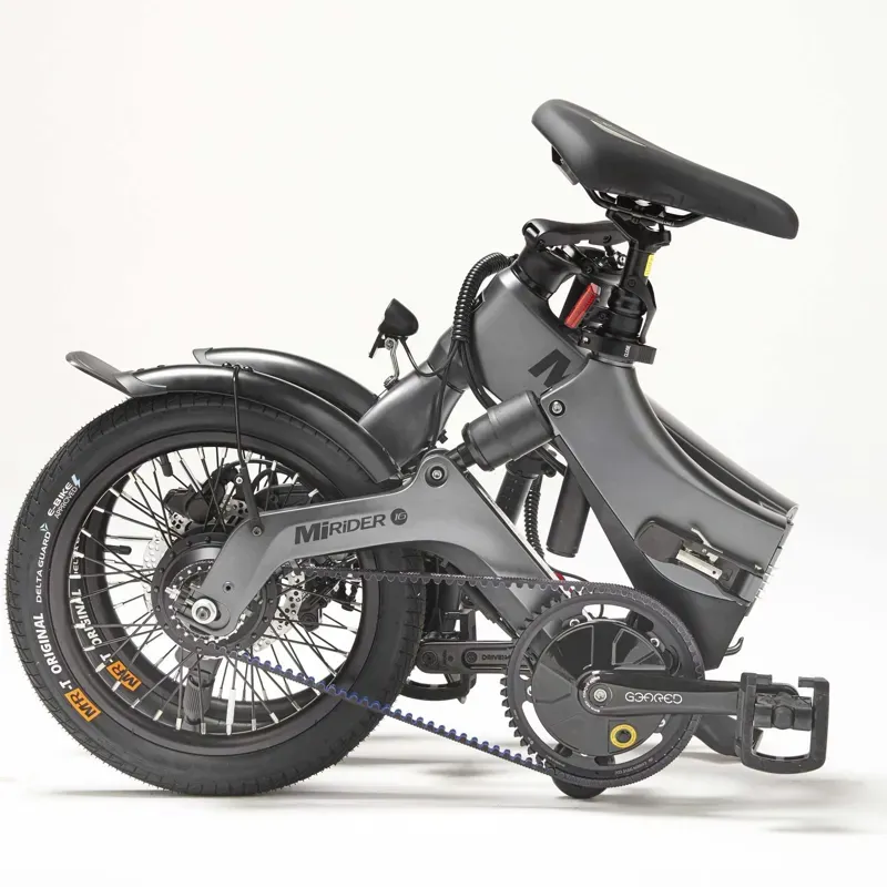 MiRiDER One GB3 16 Folding E-Bike In Onyx Grey-1