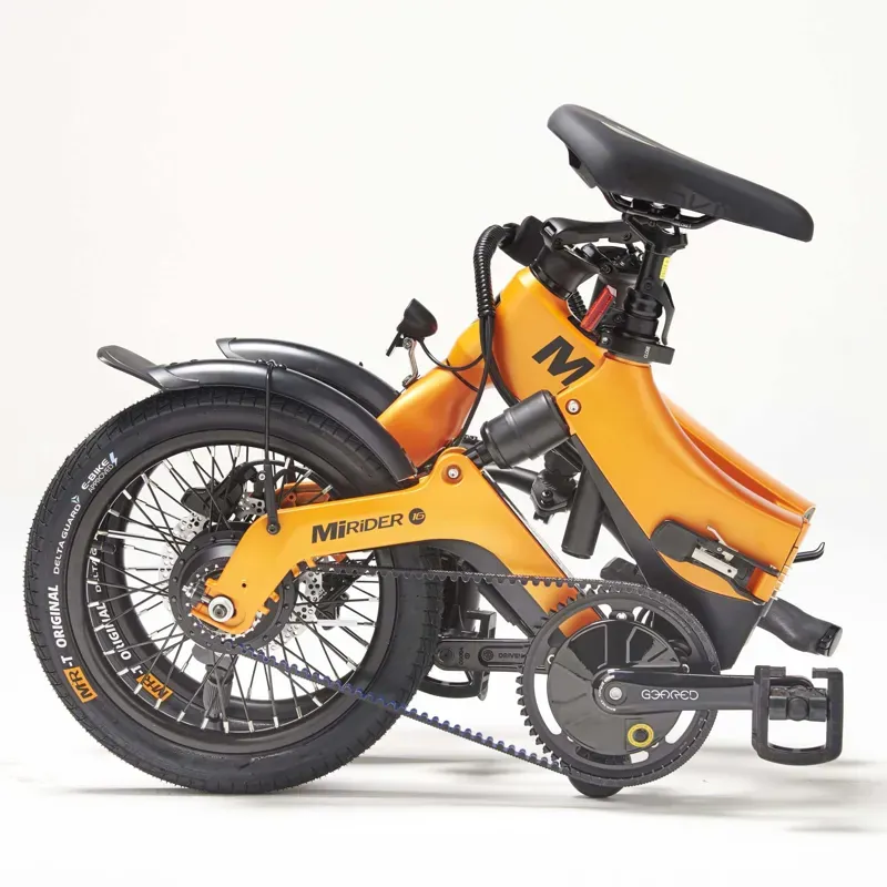 MiRiDER One GB3 16 Folding E-Bike In Ember Orange-1