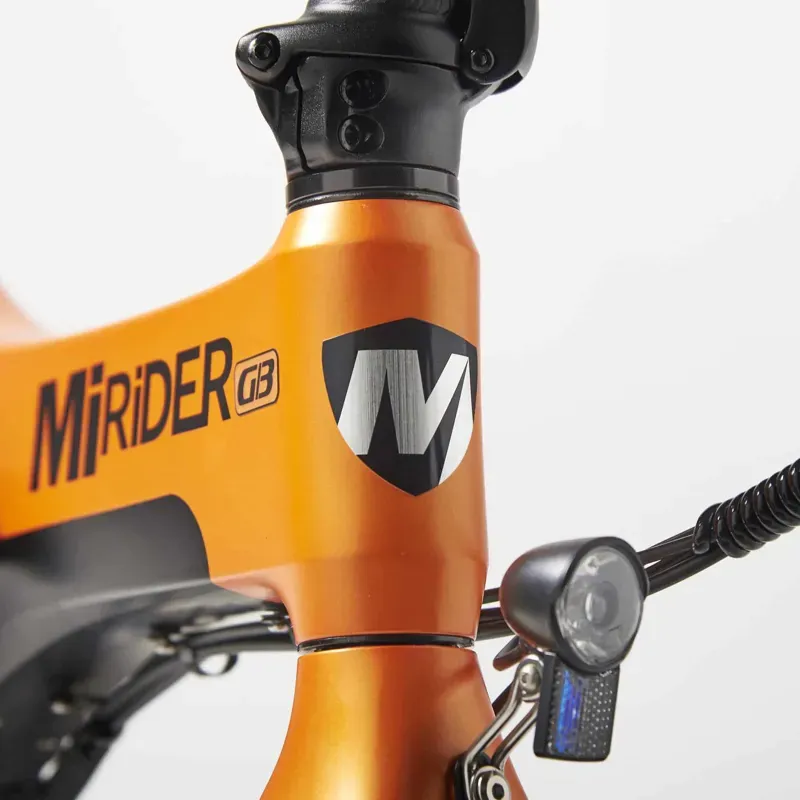 MiRiDER One GB3 16 Folding E-Bike In Ember Orange-2