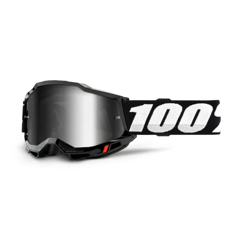 100 Accuri 2 Mirror/Silver Flash Goggles in Black