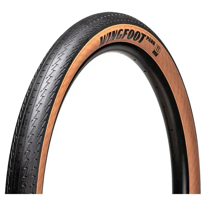 パーツ GOOD YEAR WINGFOOT PARK 26x2.2 GoGoodyear Wingfoot Park 26x2.2-inch Tube Type Tyre in Black/Trans Tan