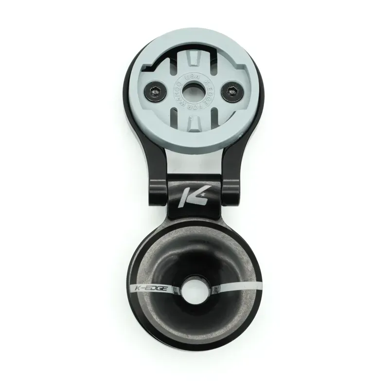 K-Edge Wahoo Race Stem Mount with Top Cap Adjustable in Black-1