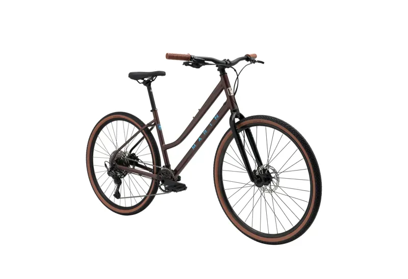 Marin Kentfield 3 ST Hybrid Bike in Brown-1