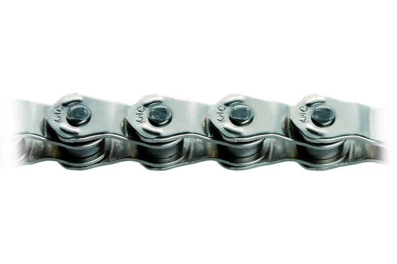 KMC HL1 Wide 104 Link Single Speed Half Link Chain in Silver