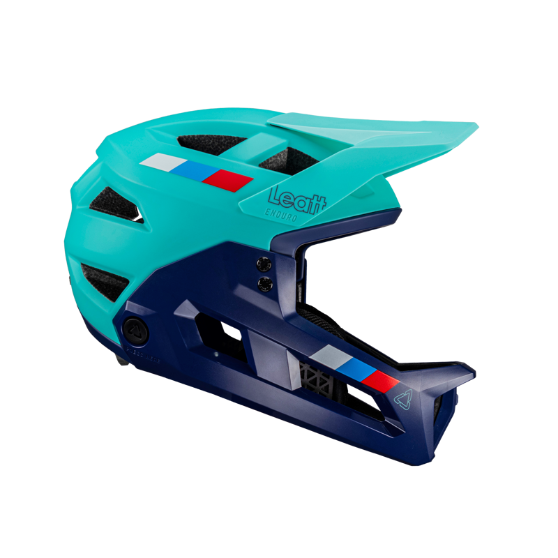 Leatt Junior Enduro 2.0 MTB Helmet in Aqua-1