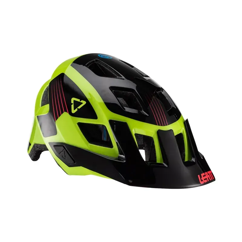 Leatt Junior MTB AllMtn 1.0 Helmet in Lime-1