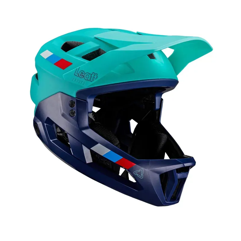 Leatt Junior Enduro 2.0 MTB Helmet in Aqua