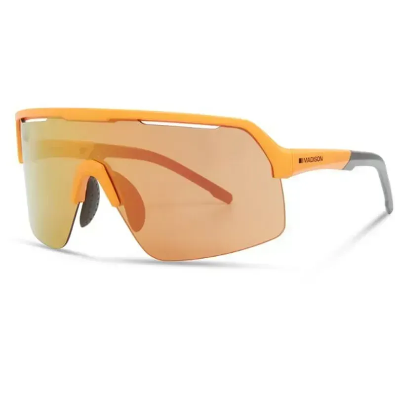 Madison Eyewear Crypto Air 3 Lens Pack Sunglasses in Mango Orange