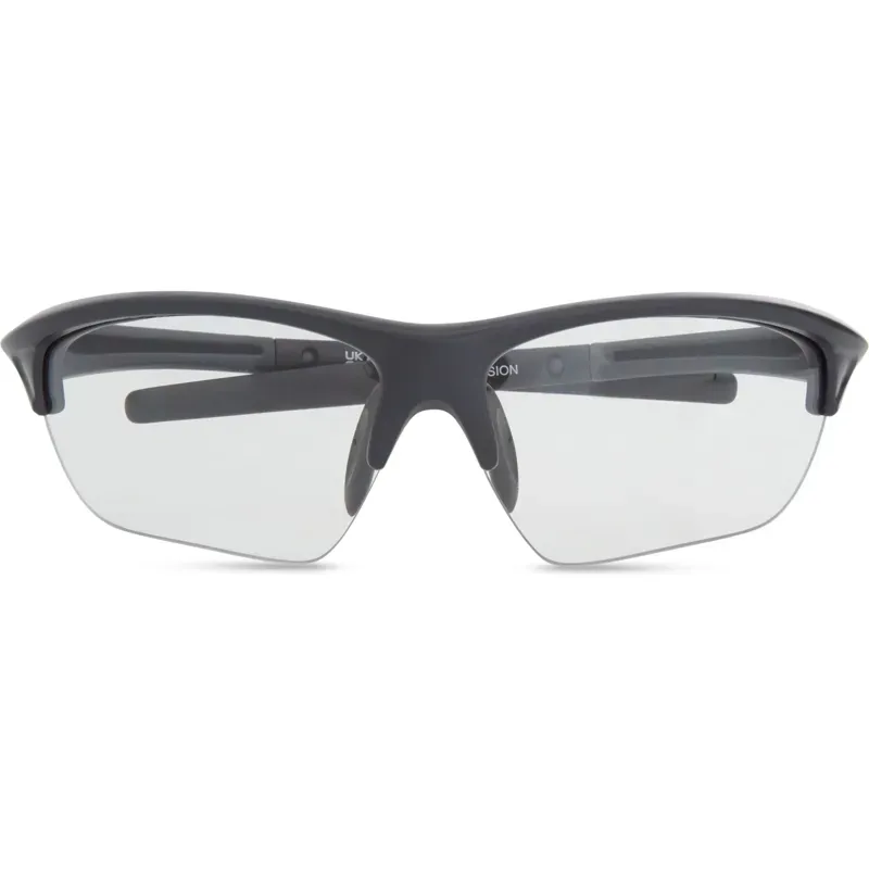 Madison Eyewear Mission Green Mirror Lens Sunglasses in Matt Dark Grey-4