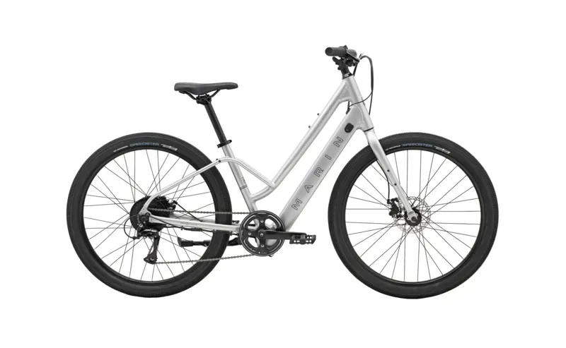 Marin Stinson E ST eHybrid Bike in Silver