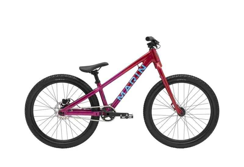 Marin Alcatraz Jr 24in Dirt Jump Bike in Red Pink