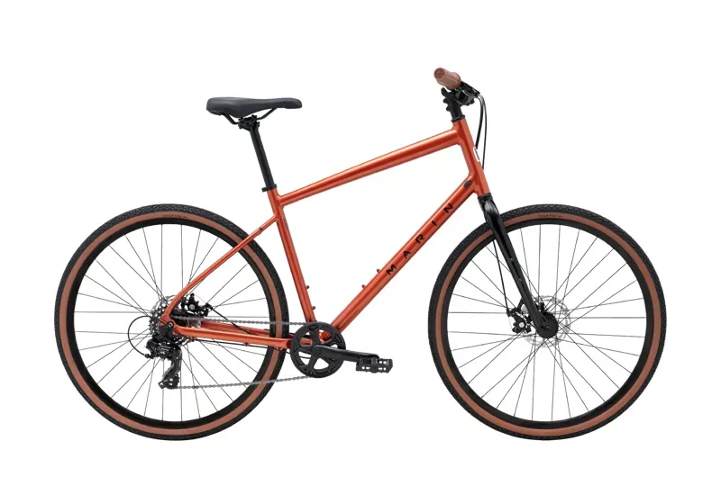 Marin Kentfield 1 Hybrid Bike in Orange
