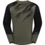 Madison Flux Men's Long Sleeve Trail Jersey In Midnight Green/Black