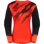 Madison Flux Women's Long Sleeve Trail Jersey In Magma Red/Black