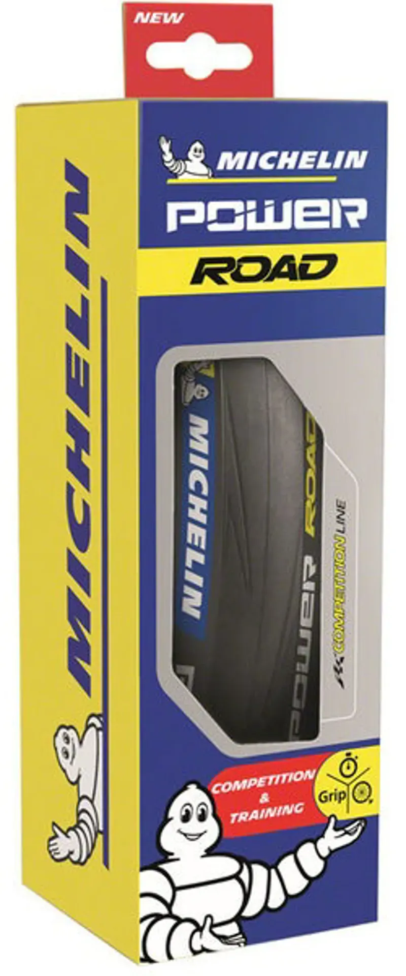 Michelin Power Road TS TLR Tyre in Black-3