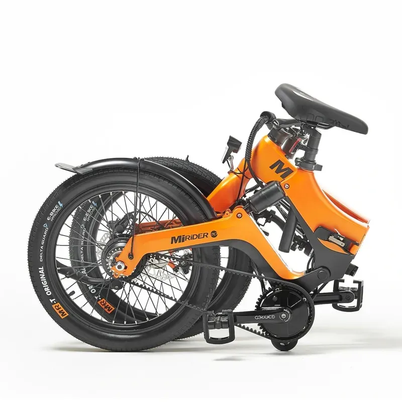 Mirider 20 GB3 Compact Folding Electric Bike in Ember Orange-2