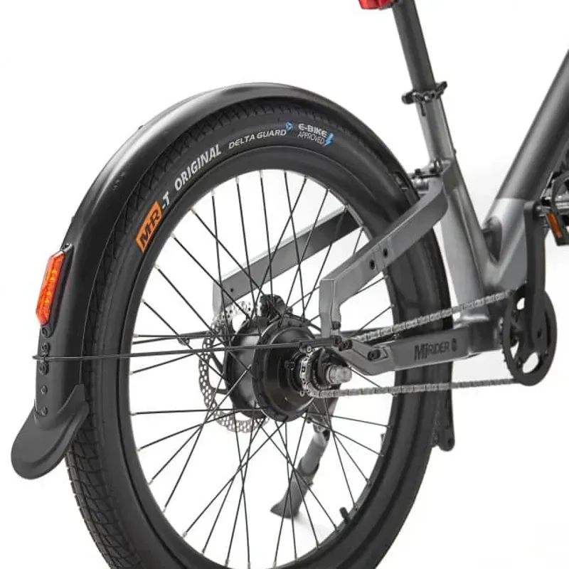 MiRider 24 Compact Step-Through E-Bike In Onyx Grey-1