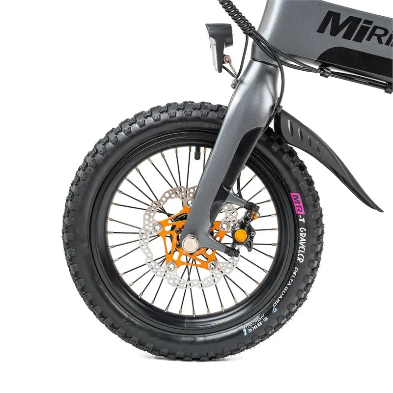 Mirider Hope 16 Folding eBike in Onyx Grey-9