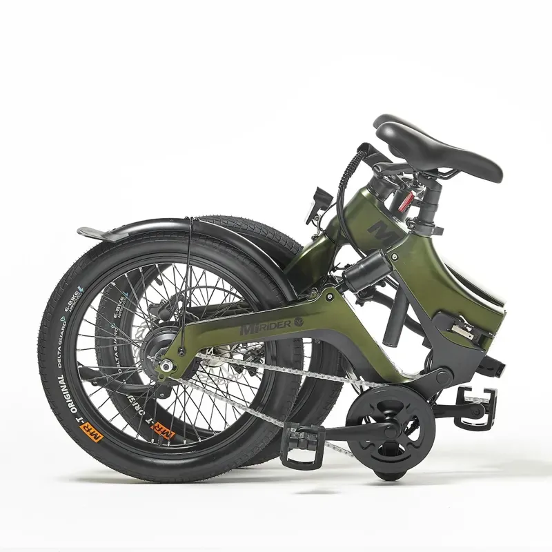 MiRiDER 20 Compact Folding Electric Bike in Aurora Green-2