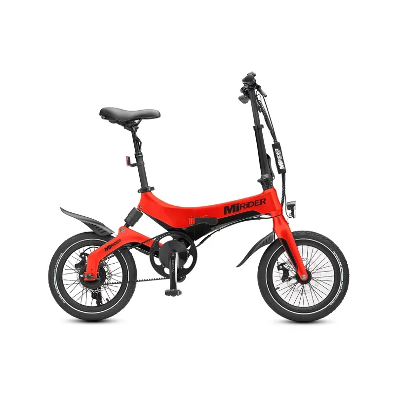 MiRiDER One GB3 16 Folding E-Bike In Eclipse Red