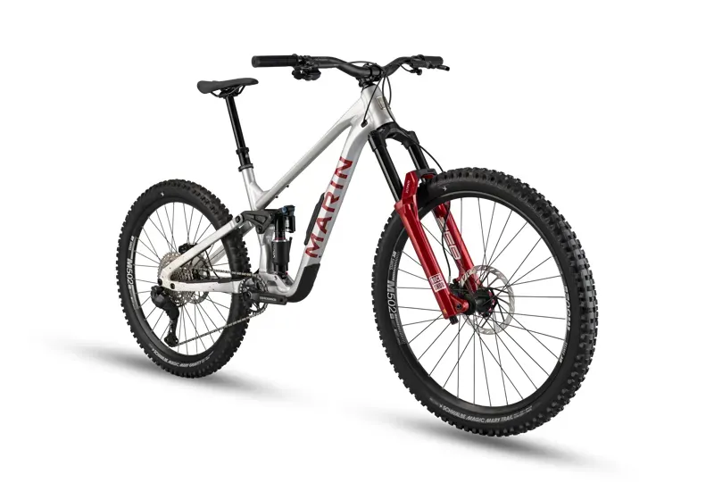 Marin Alpine Trail XR Mountain Bike in Grey/White/Red-1