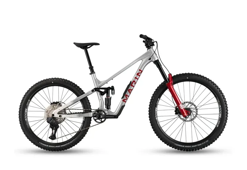Marin Alpine Trail XR Mountain Bike in Grey/White/Red