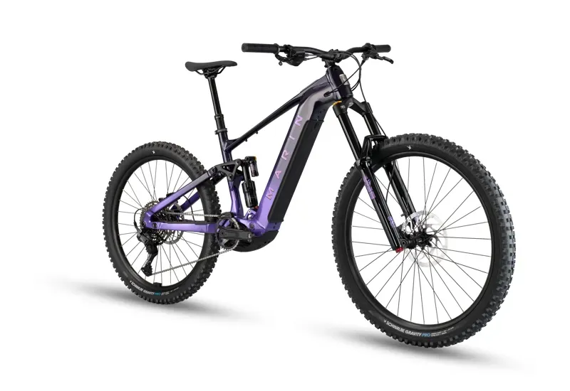 Marin Alpine Trail E1 eMountain Bike in Purple-1