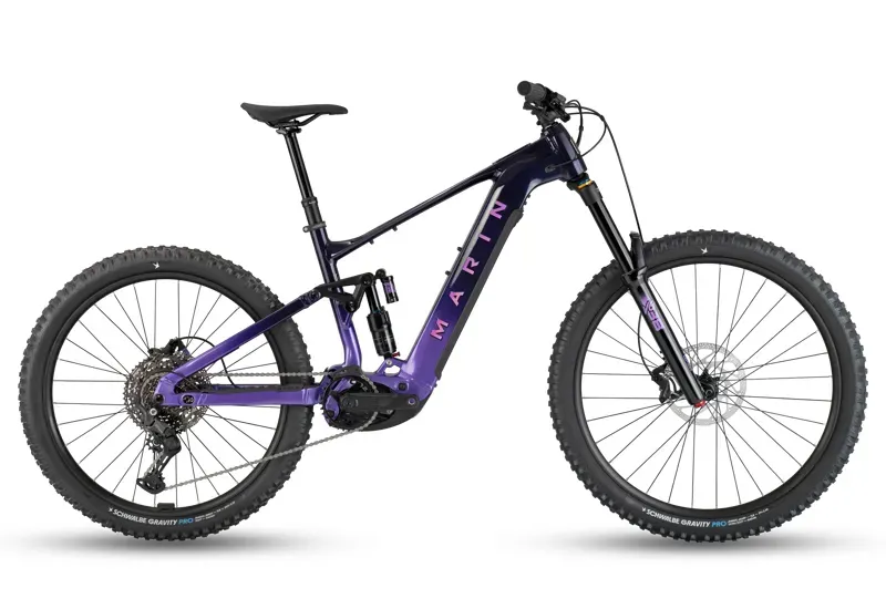 Marin Alpine Trail E1 eMountain Bike in Purple