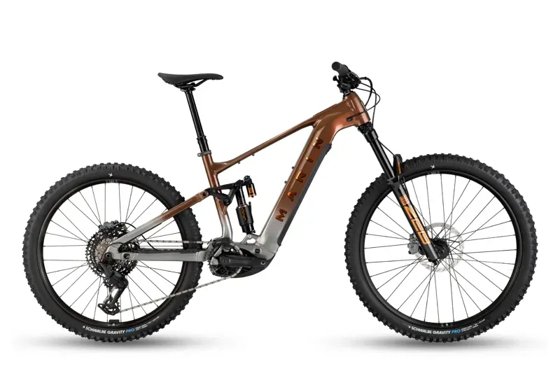 Marin Alpine Trail E2 eMountain Bike in Root Beer