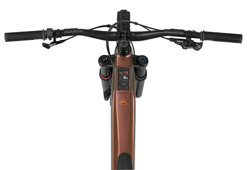 Marin Alpine Trail E2 eMountain Bike in Root Beer-3