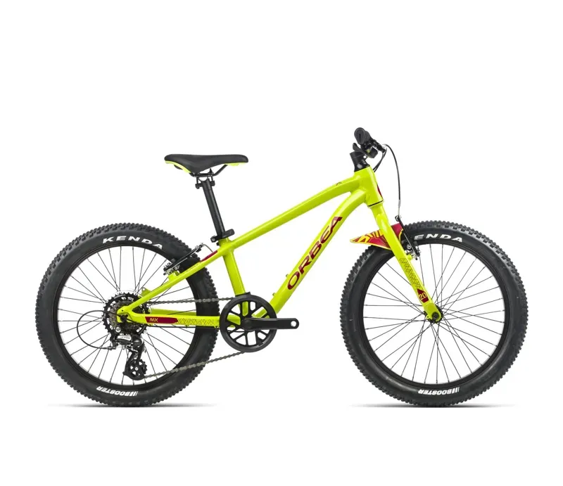 Orbea Mx 20 Dirt Kids Bike in Lime Green/Watermelon
