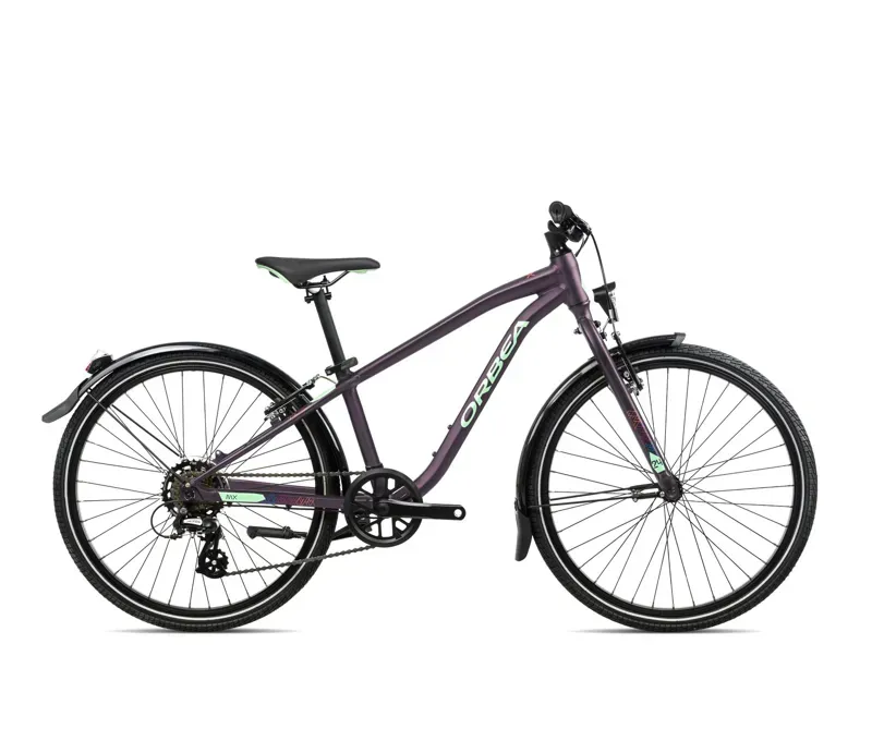 Orbea Mx 24 Park Youth Bike in Purple/Mint 