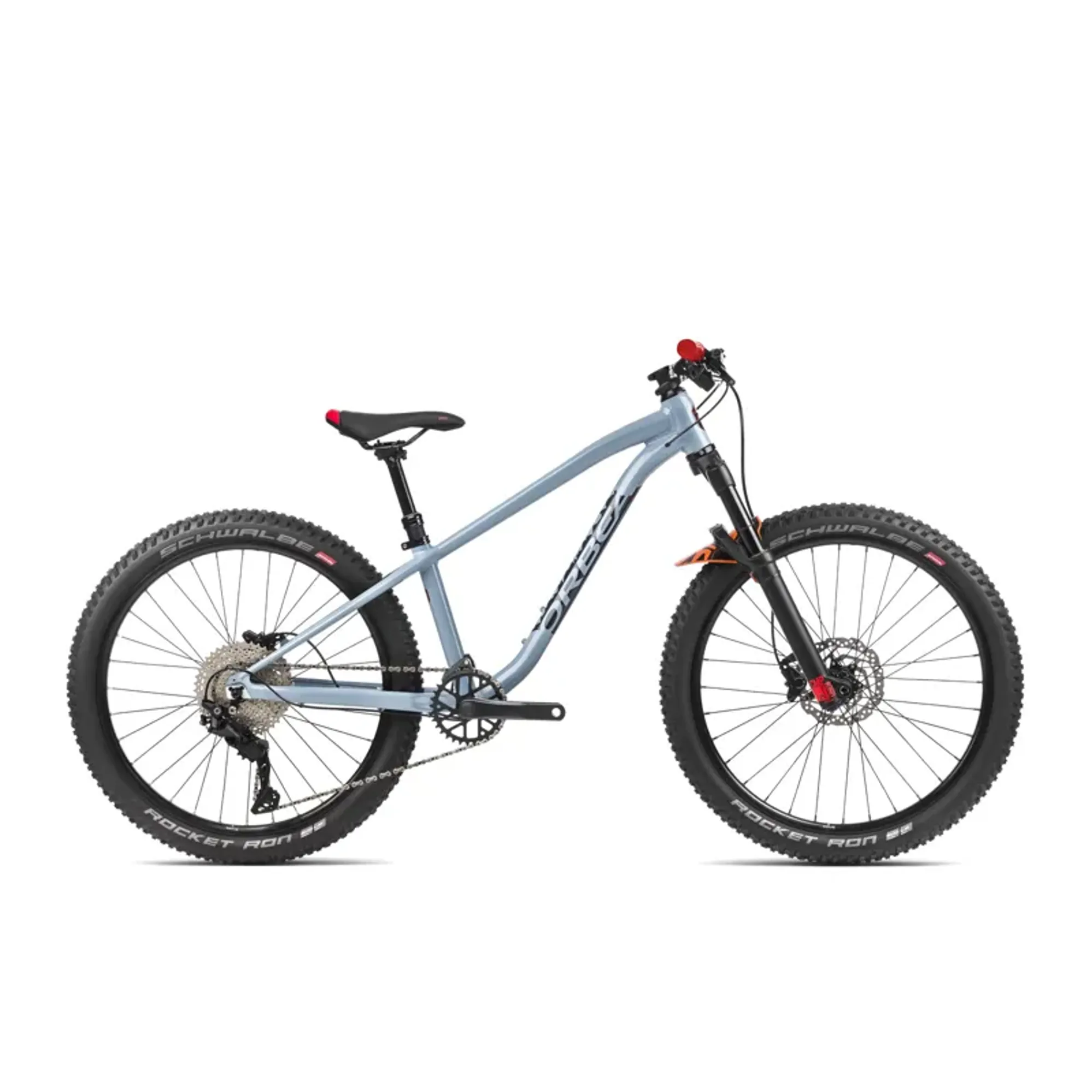 Orbea Laufey 24 H10 Mountain Bike In Blue Grey/Bright Red