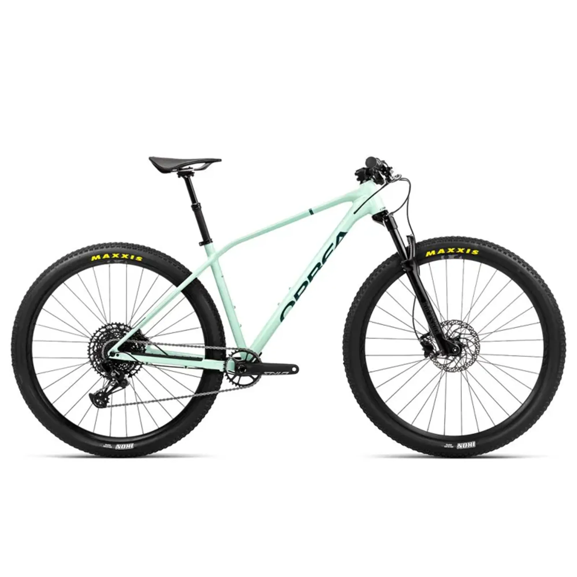 Orbea Alma H10-Eagle Hardtail Mountain Bike in Ice Green/Blue