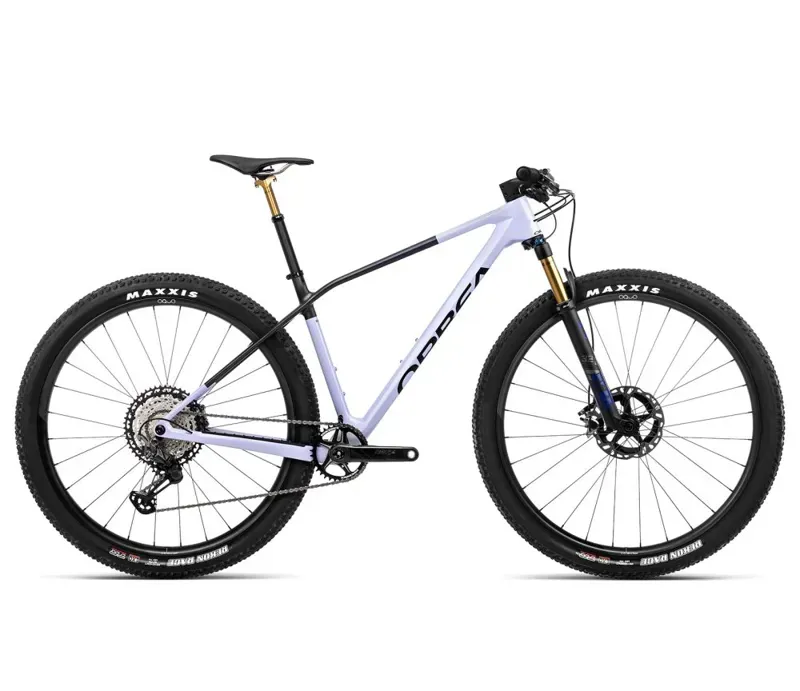 Orbea Alma M-Team Mountain Bike In Digital Lavender/Carbon Raw