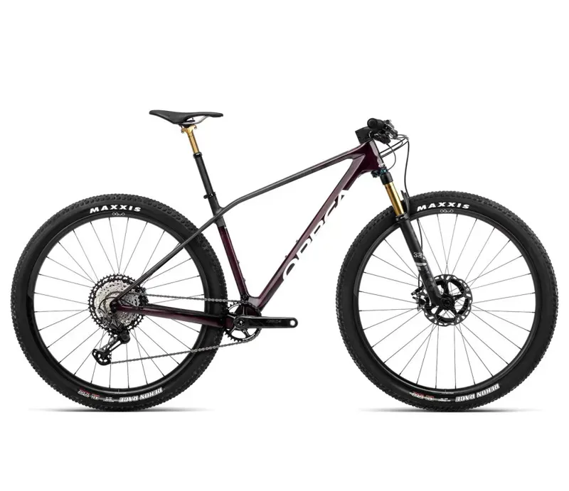 Orbea Alma M-Team Mountain Bike In Wine Red Carbon