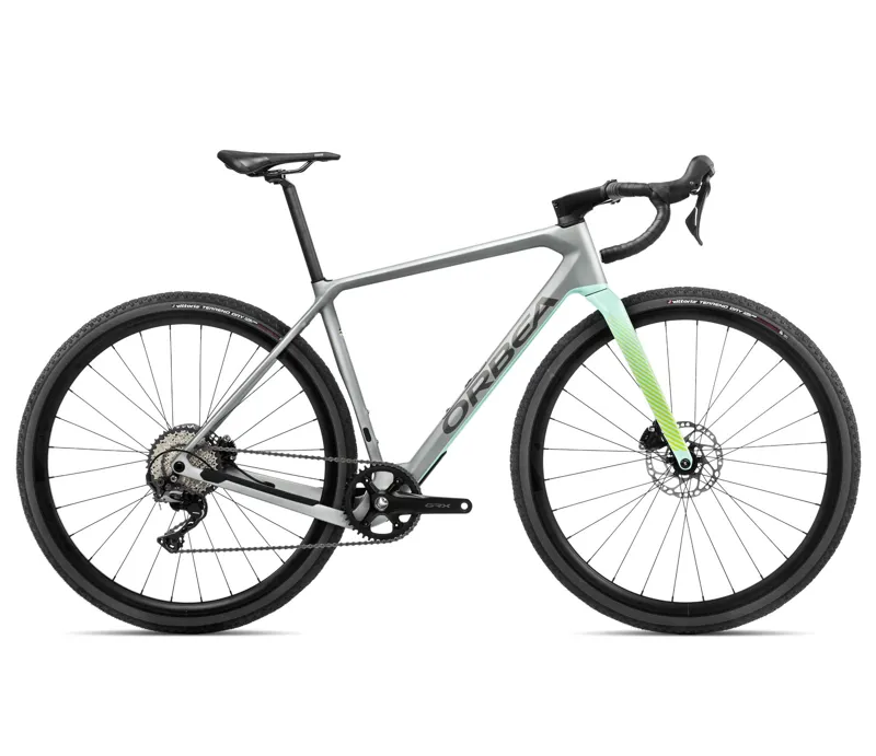 Orbea Terra M30Team 1x Gravel Bike In Stone Silver/Ice Green