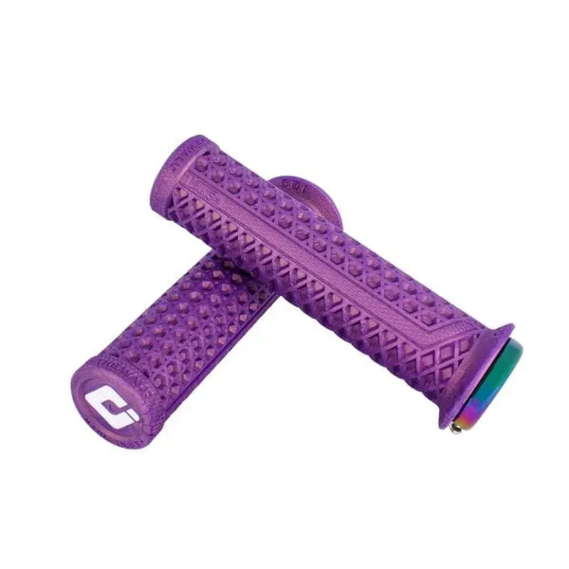 Odi Vans v2.1 135mm  MTB Lock On Grips in Purple-1