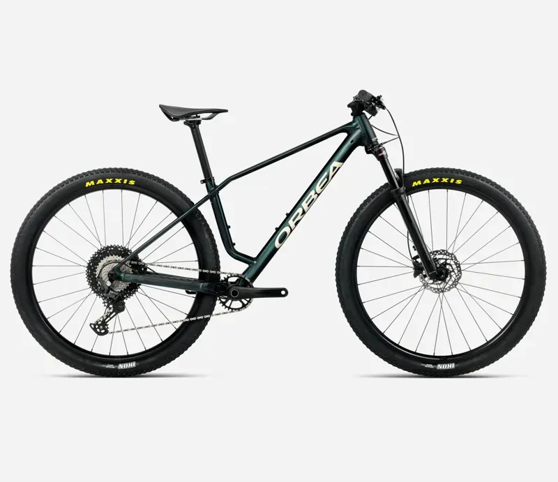 Orbea Alma H30 Mountain Bike in Espace Green Matt/Ivory White Gloss