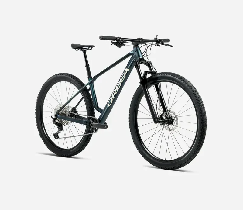 Orbea Alma H30 Mountain Bike in Espace Green Matt/Ivory White Gloss-1