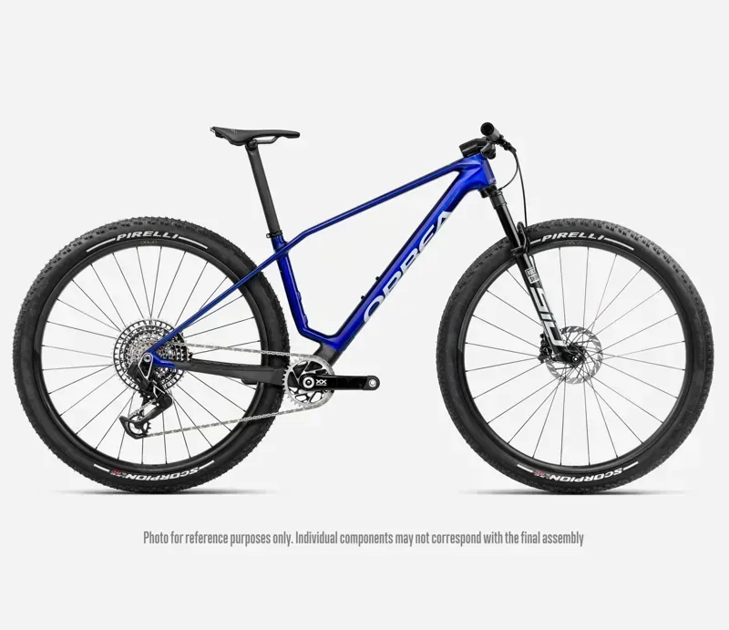 Orbea Alma M-Ltd Mountain Bike In Cobalt Blue Gloss/Carbon Raw Matt