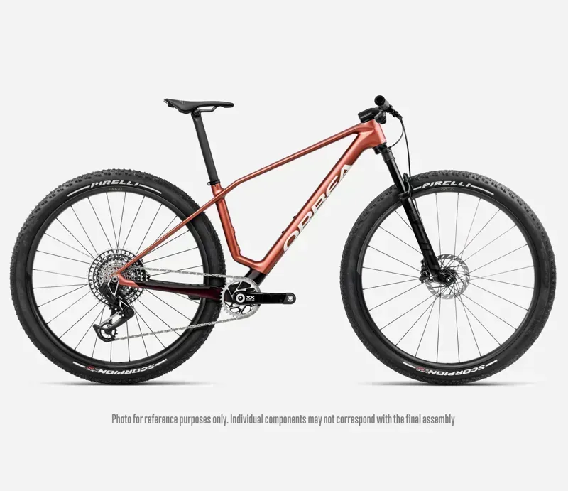Orbea Alma M-Ltd Mountain Bike In Mars Red Matt/Metallic Burgundy Red Gloss