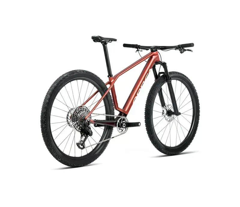 Orbea Alma M-Pro Mountain Bike In Mars Red Matt/Burgundy Red Gloss-2