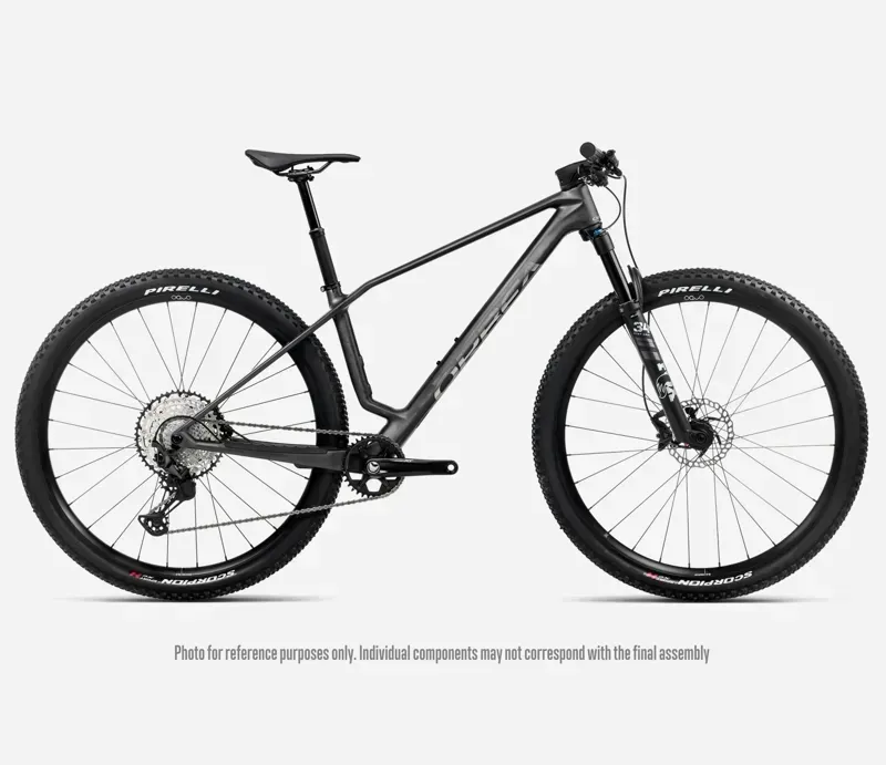 Orbea Alma M20 Mountain Bike In Carbon in Diamond Carbon View Matt